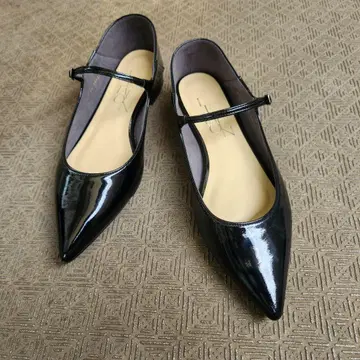 LE TALON 르탈론 스트랩 플랫슈즈 블랙 23.5cm 143