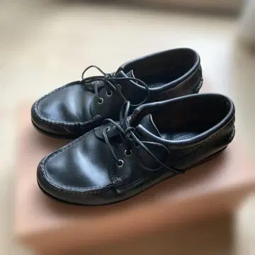 QUODDY 'BLUCHER MOCCASIN' BLACK 26cm 정도