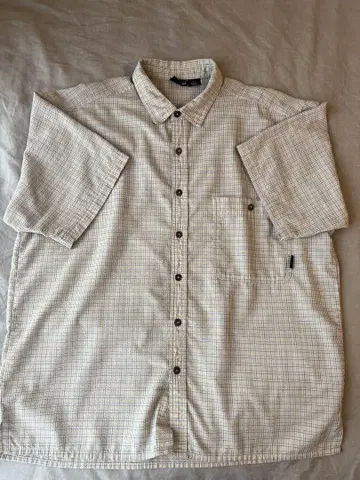 Patagonia Puckerware Shirt 화이트 초콜릿 L