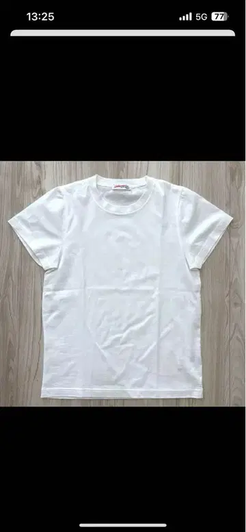 [컨디션 최상] 24SS Spick&Span 파인 코튼 T셔츠 화이트