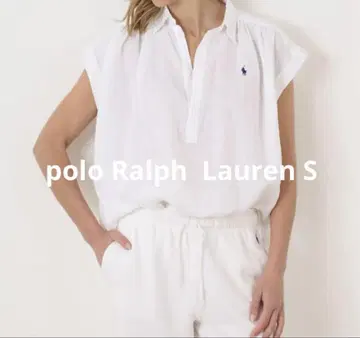 POLO 폴로 랄프로렌 린넨 프렌치 셔츠 블라우스 린넨 S