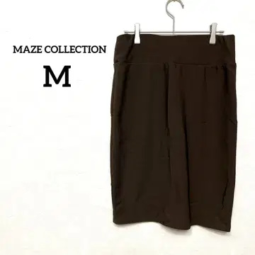 MAZE COLLECTION 브라운 타이트 스커트 [M] 심플 청순