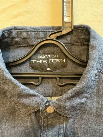 BURTON THIRTEEN 반팔 데님 셔츠 XL