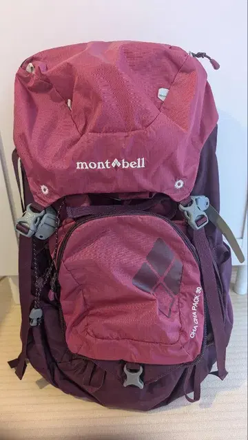 [ 새상품급 ] 몽벨 차차팩 30 백팩 럭색 핑크