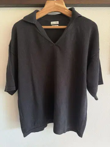 steven alan 다크 그레이 루즈핏 스키퍼 피케 셔츠