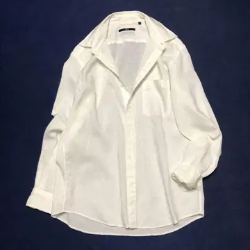 SHIPS 린넨 화이트 긴팔 셔츠 남성용 M 여성용 L 상당