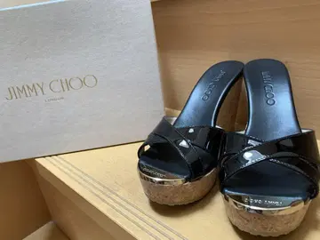 새상품급 Jimmy Choo 지미추 샌들 블랙 35