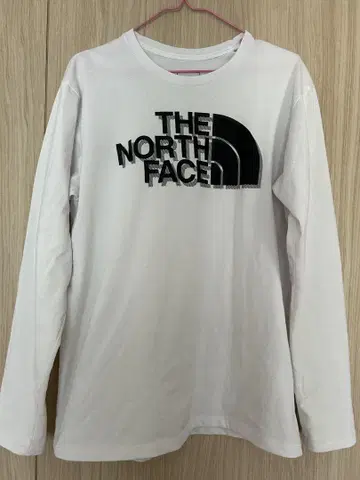 THE NORTH FACE 화이트 M 롱 슬리브