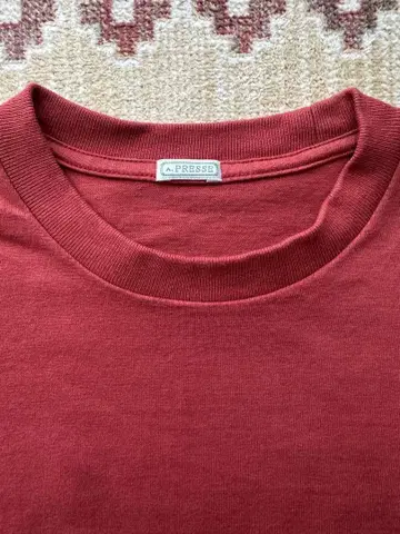 A.PRESSE Heavy Weight T-Shirt RED