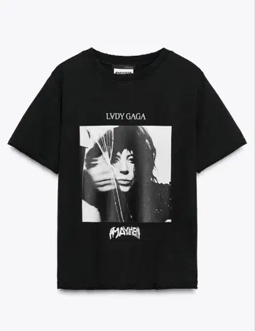 ZARA LADYGAGA 티셔츠