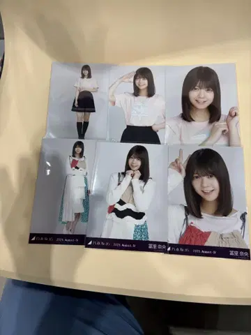 노기자카46 브로마이드 카가와 컴프 비대칭 라이브T 토미사토 나오