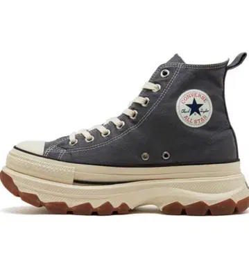 Converse All Star 그레이 하이컷 통굽 스니커즈