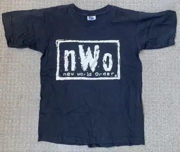 nWo 티셔츠 M 사이즈 블랙 헐크 호건 신일본 프로레슬링