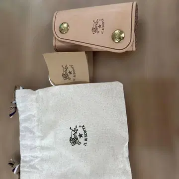 IL BISONTE 내추럴 가죽 키케이스