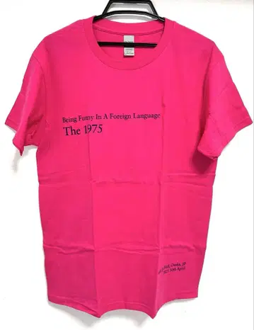 the1975 오사카 공연장 한정 티셔츠