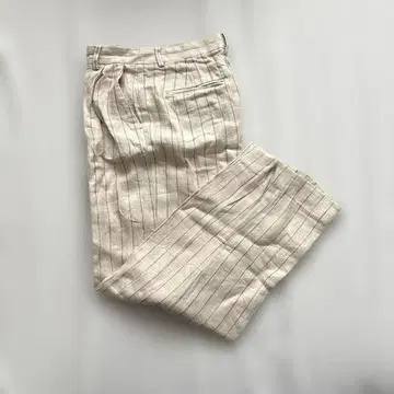 Plage 플라주 린넨 스트라이프 팬츠