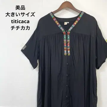새상품급 빅 사이즈 titicaca 티티카카 아시안 튜닉