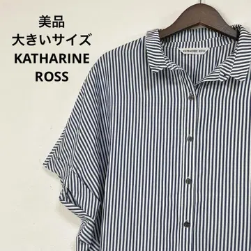 새상품급 빅 사이즈 KATHARINE ROSS 스트라이프 튜닉