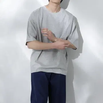 Anti Soaked (R) 땀 얼룩 방지 빅 실루엣 티셔츠