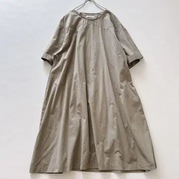 에스투로왈루즈 코튼 와이드 원피스 반팔 카키