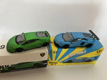 mini gt LBWK 아벤타도르 리버티워크 2대 세트