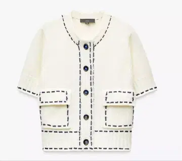 ZARA 스티치 니트 자켓 L 사이즈