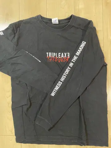 TRIPLEAXE TAKEOVER 긴팔 티셔츠 L 사이즈