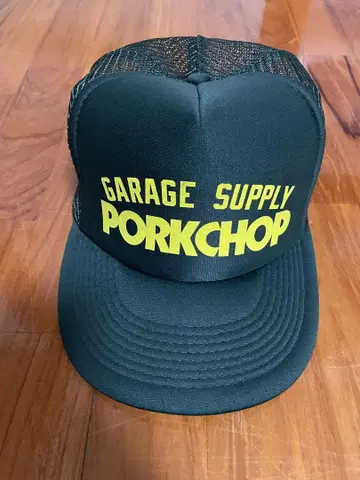 포크찹 PORKCHOP 메쉬 캡 초기 그린