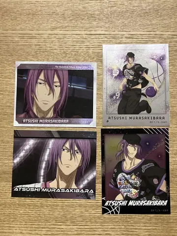 107 포토풍 메탈 스티커 무라사키바라 아츠시 씰