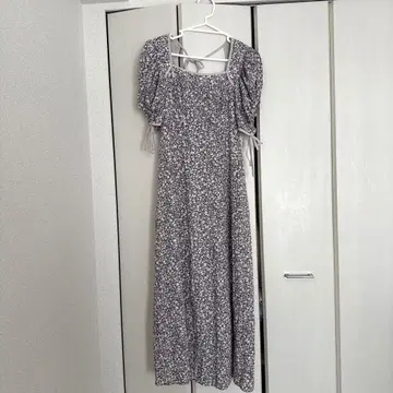 SNIDEL 꽃무늬 원피스 보라색 스나이델