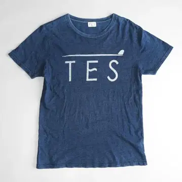 TES 엔드리스 써머 인디고 로고 티셔츠 L