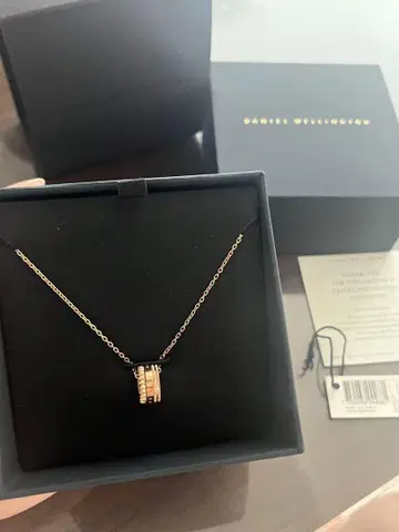 Daniel Wellington 골드 목걸이