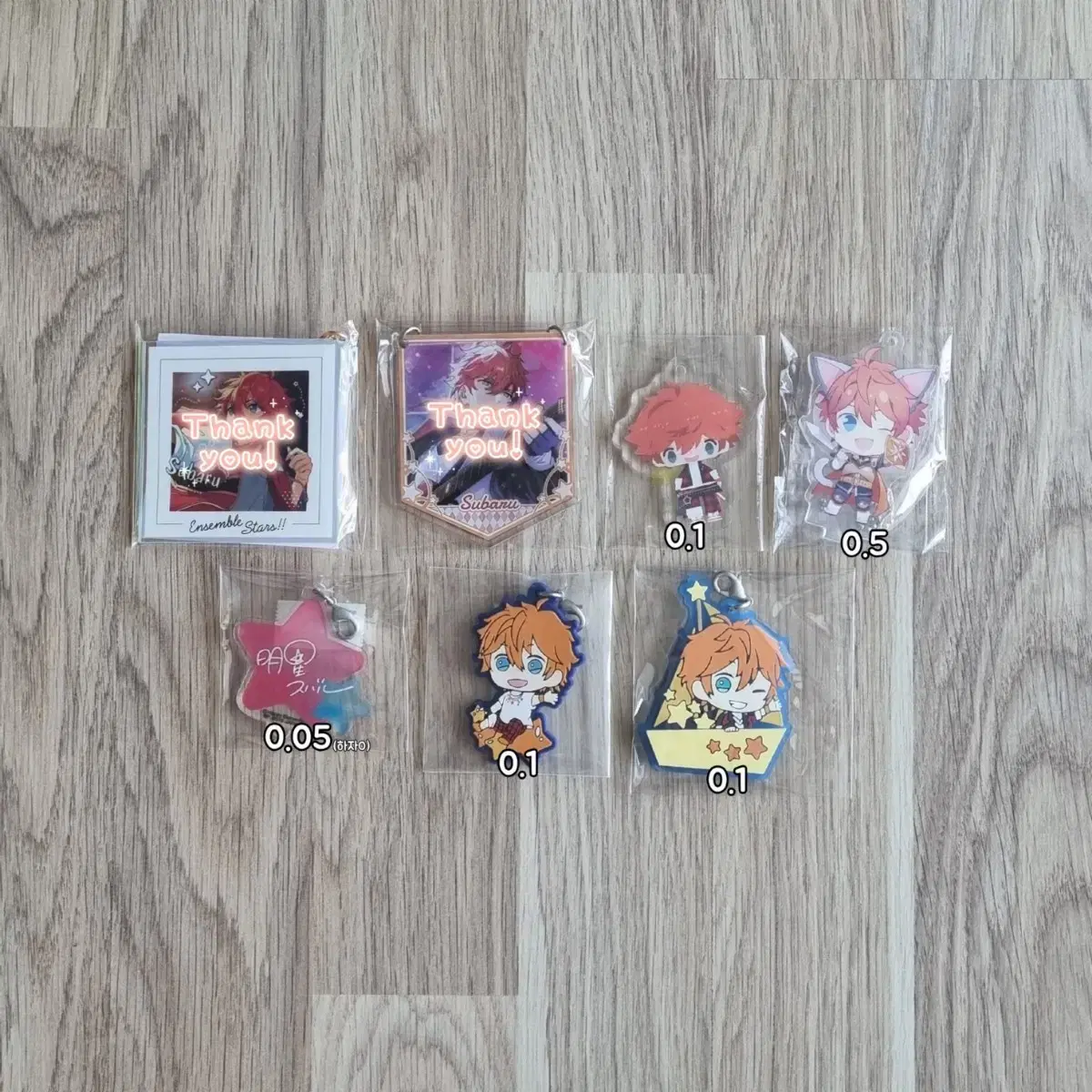 Ensemble Stars Subaru acrylic key ring rubber strap Doujin acrylic stand wts