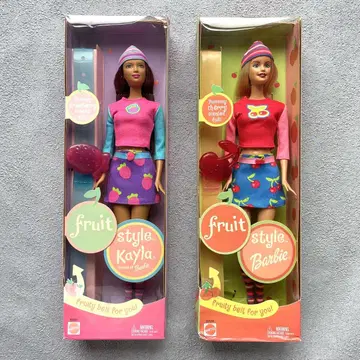 바비 후르츠 스타일 Kayla & Barbie Fruit 2체 세트
