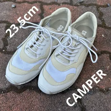 CAMPER 캠퍼 레이스업 외날개 플레인 토 23.5cm