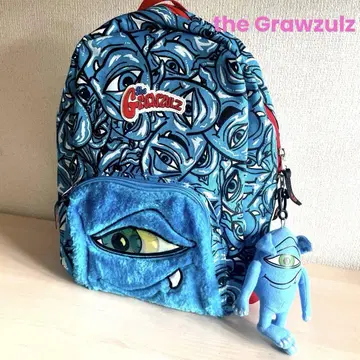 the Grawzulz 몬스터 백팩 화려한 눈알 봉제 인형 포함
