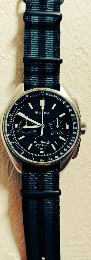 BULOVA 루나 파일럿 고정밀 쿼츠 크로노그래프