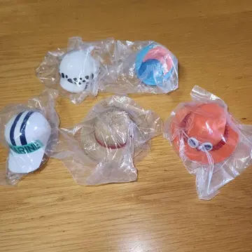 원피스 모자 컬렉션 피규어 전5종 세트 컴플리트