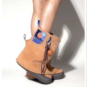 YELLOW SHORT BOOTS Lsize