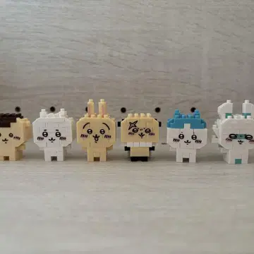 치이카와 미니 레고 피규어 6개 세트 (랜덤 뽑기)