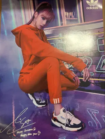 blackpink adidas 포스터 특전 LiSA