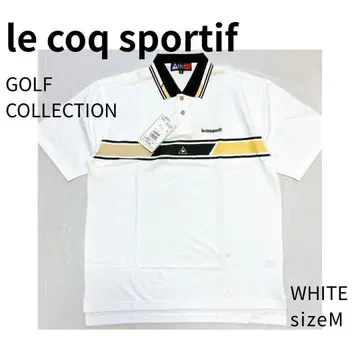 le coq sportif 골프 컬렉션 피케 셔츠 M 화이트