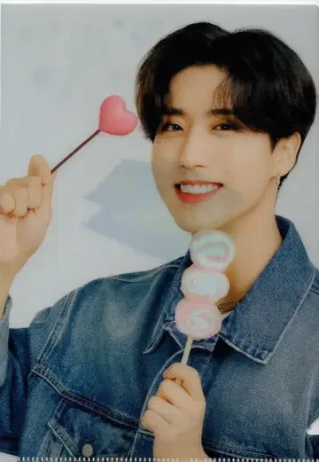 StrayKids 훼미리마트 콜라보 HAN 미니 클리어 파일