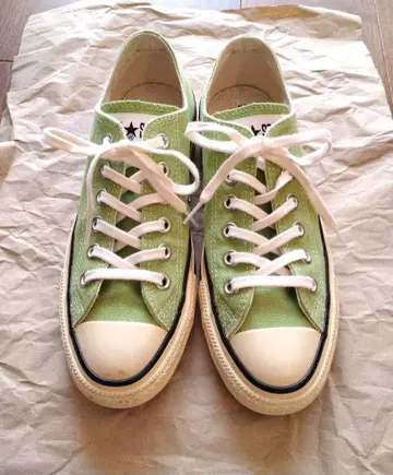 CONVERSE ALL STAR 로우컷 스니커즈 라이트 그린