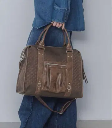 [JEANASIS] 앤티크 인조 가죽 토트