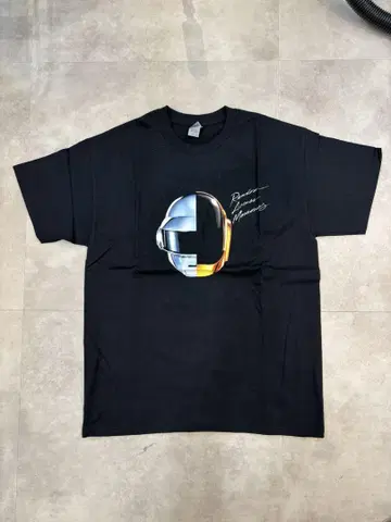 Daft Punk T셔츠 L 사이즈 블랙