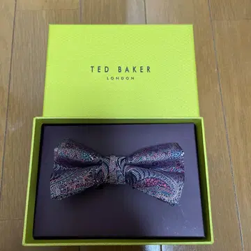 TED BAKER 페이즐리 무늬 보타이
