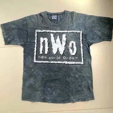 nwo 프로레슬링 격투기 티셔츠 L 사이즈 그린