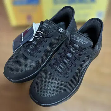SKECHERS GOwalk 블랙 스니커즈 슬립인스 24.0cm