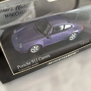 미개봉 MINICHAMPS Porsche 911 Carrera 1993